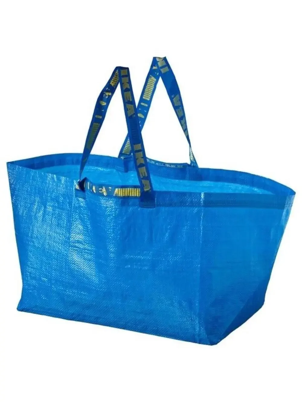 Lot of 2 NWT IKEA FRAKTA Large Blue Shopping Bag (19 gallon; 21¾ x 14½ x 13¾ )